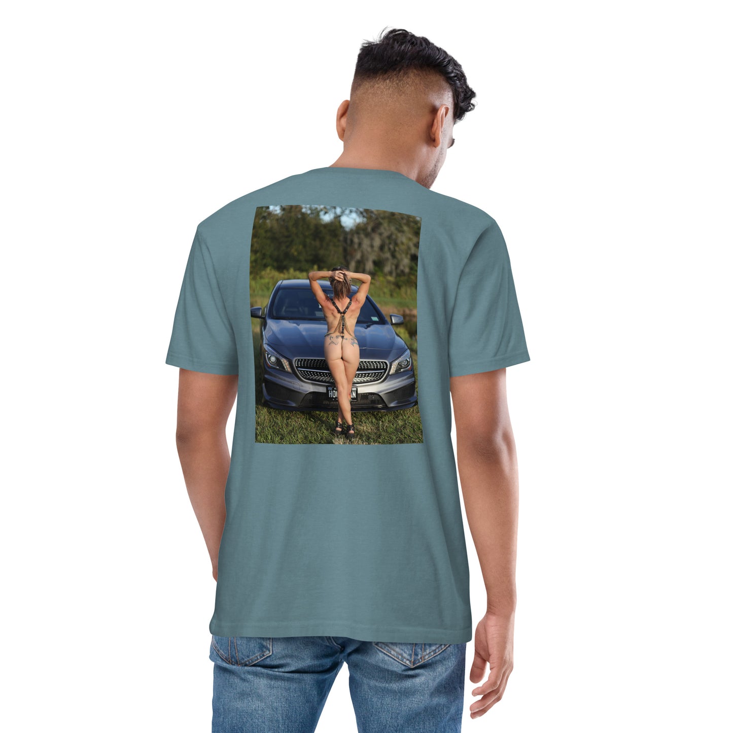 Men’s premium heavyweight tee Benzy Beauty