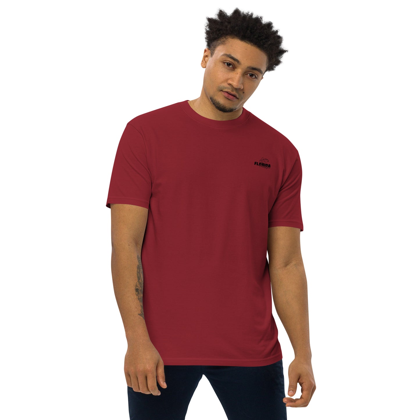 Peaches for Peace Men’s premium heavyweight tee