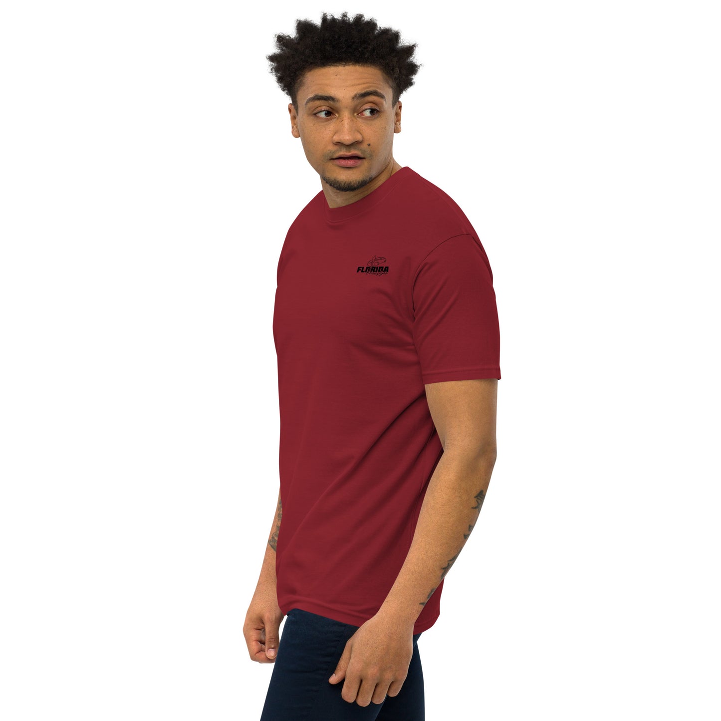 Peaches for Peace Men’s premium heavyweight tee