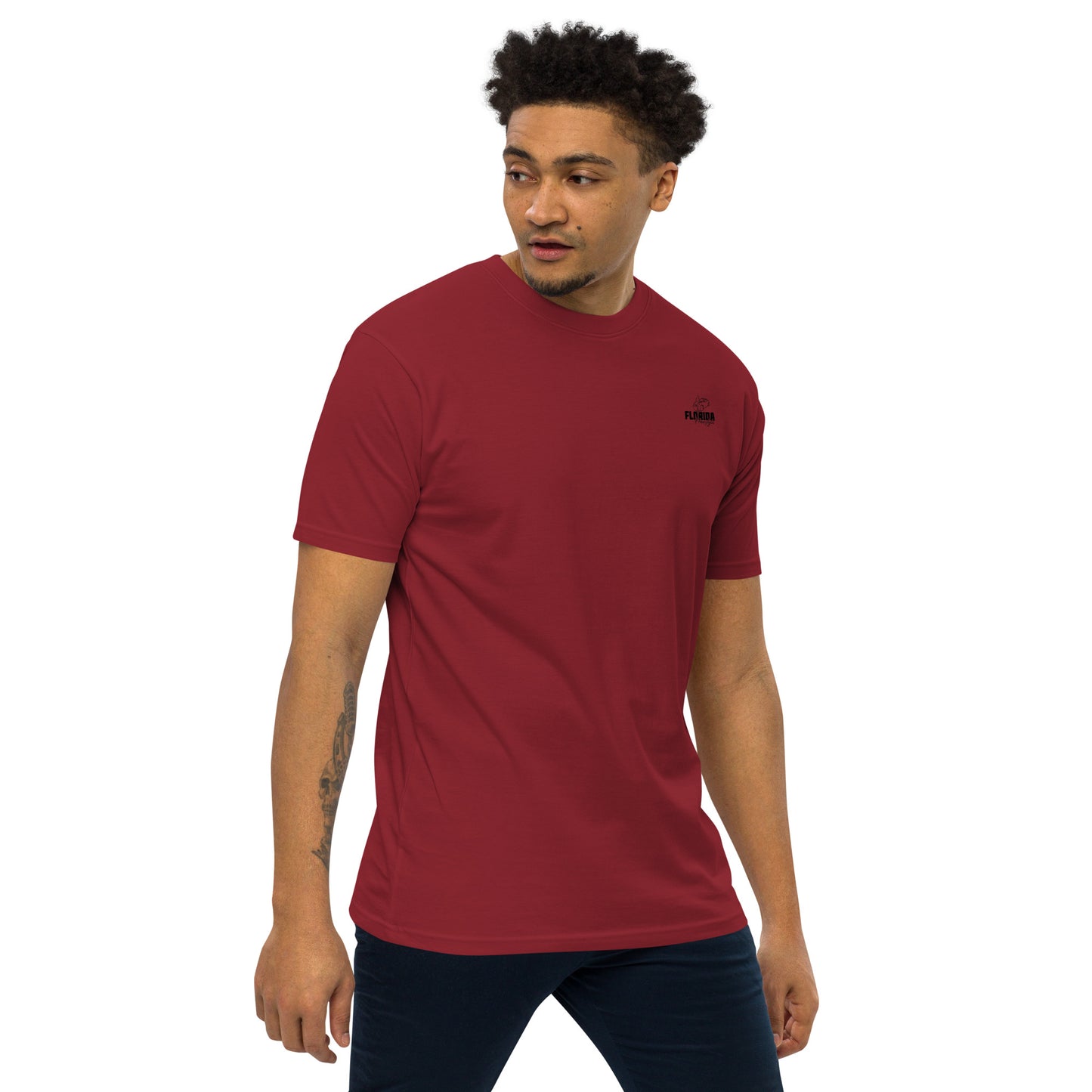 Peaches for Peace Men’s premium heavyweight tee