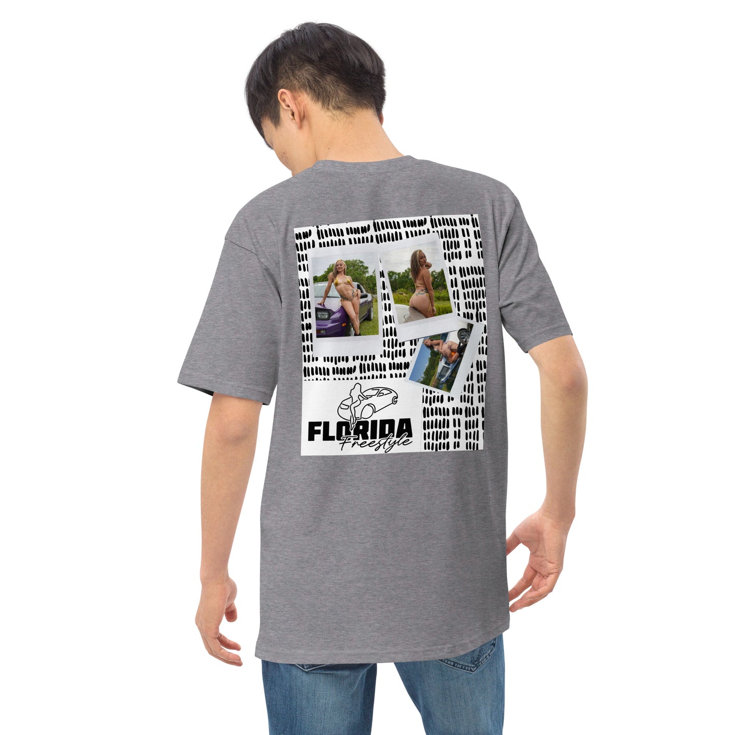 "Shake it like a Polaroid" - Men's Premium Heavyweight T-Shirt