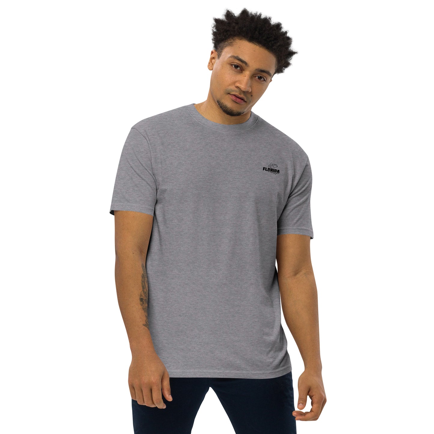 Peaches for Peace Men’s premium heavyweight tee