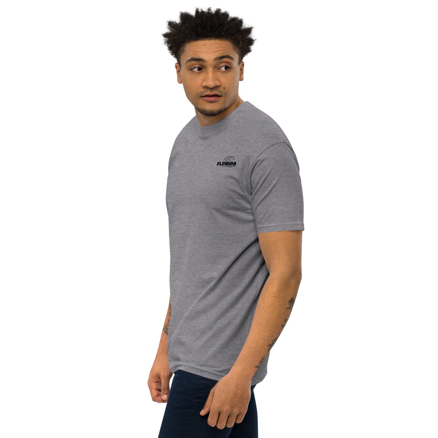 Peaches for Peace Men’s premium heavyweight tee