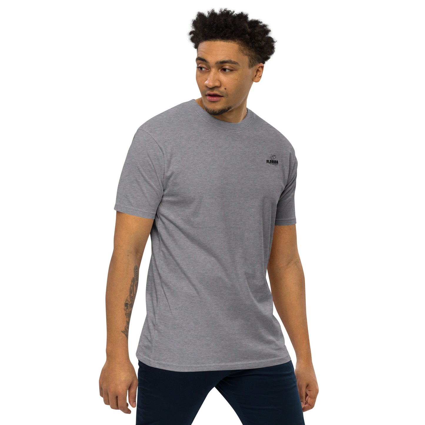 Peaches for Peace Men’s premium heavyweight tee