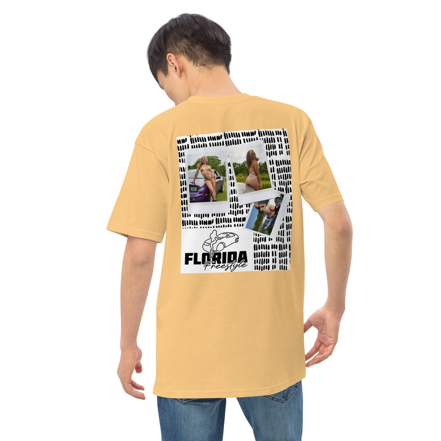 "Shake it like a Polaroid" - Men's Premium Heavyweight T-Shirt