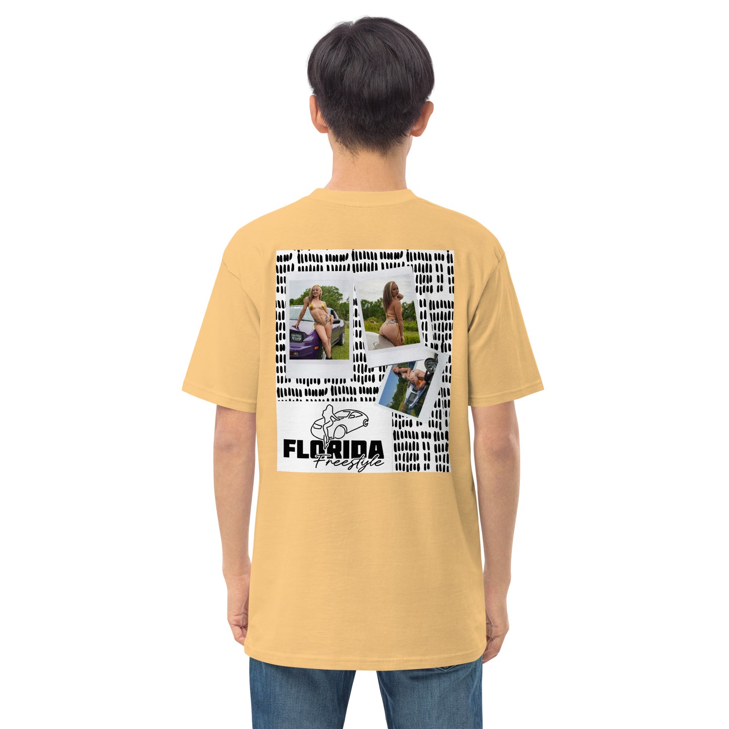"Shake it like a Polaroid" - Men's Premium Heavyweight T-Shirt