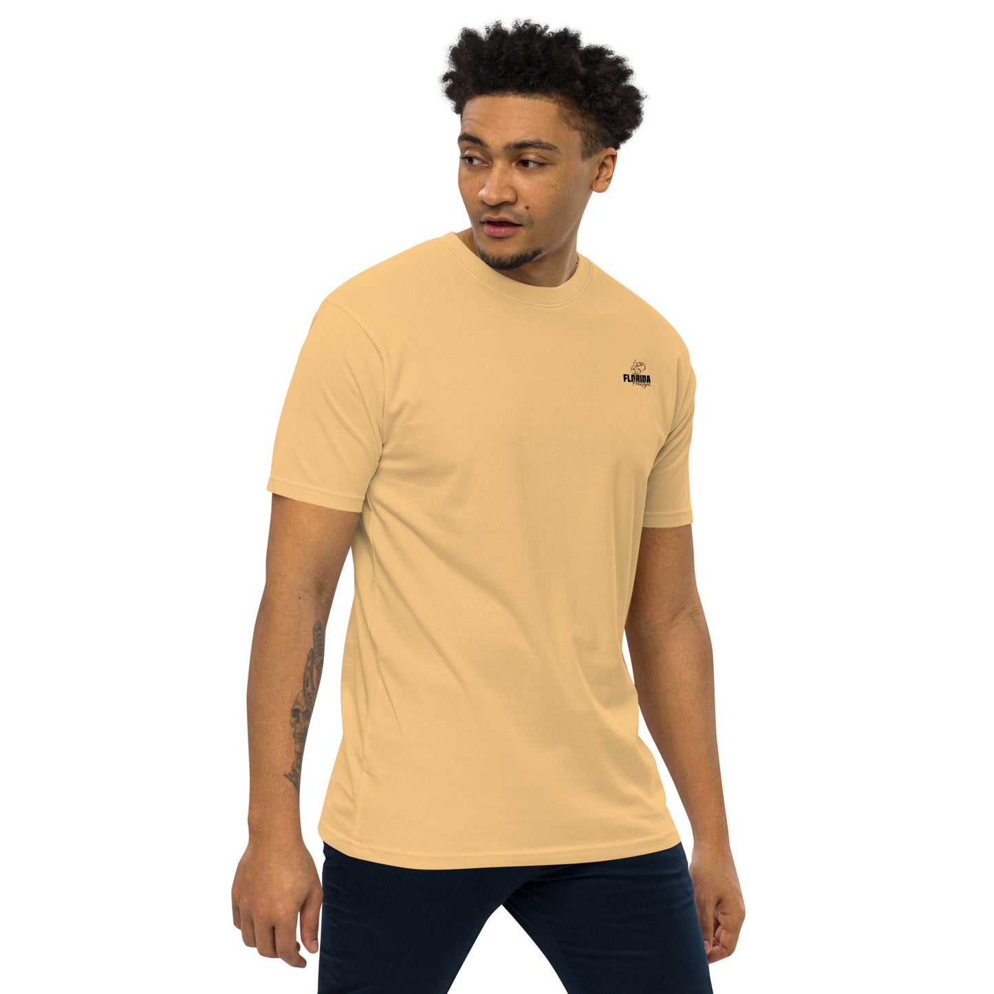 Peaches for Peace Men’s premium heavyweight tee