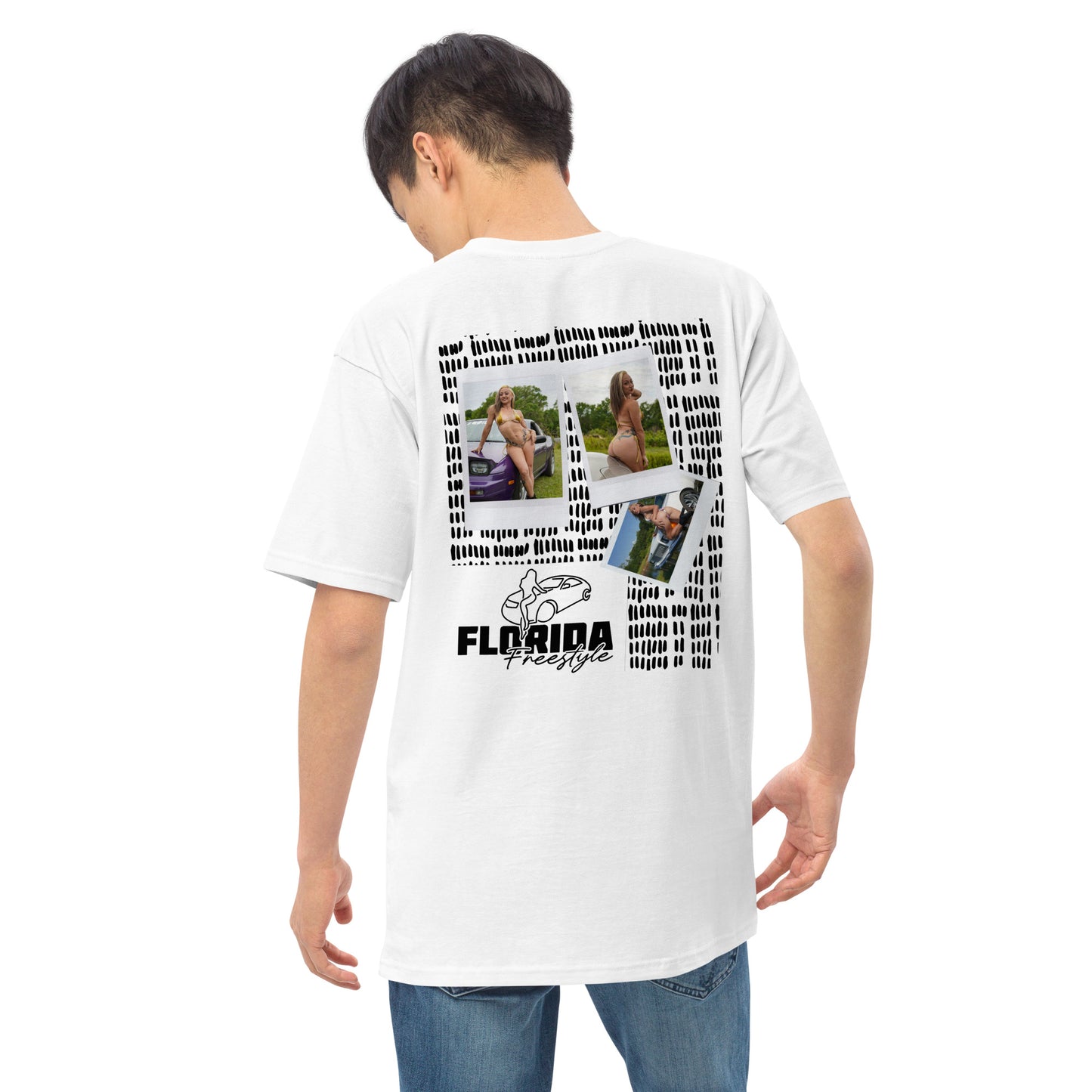 "Shake it like a Polaroid" - Men's Premium Heavyweight T-Shirt