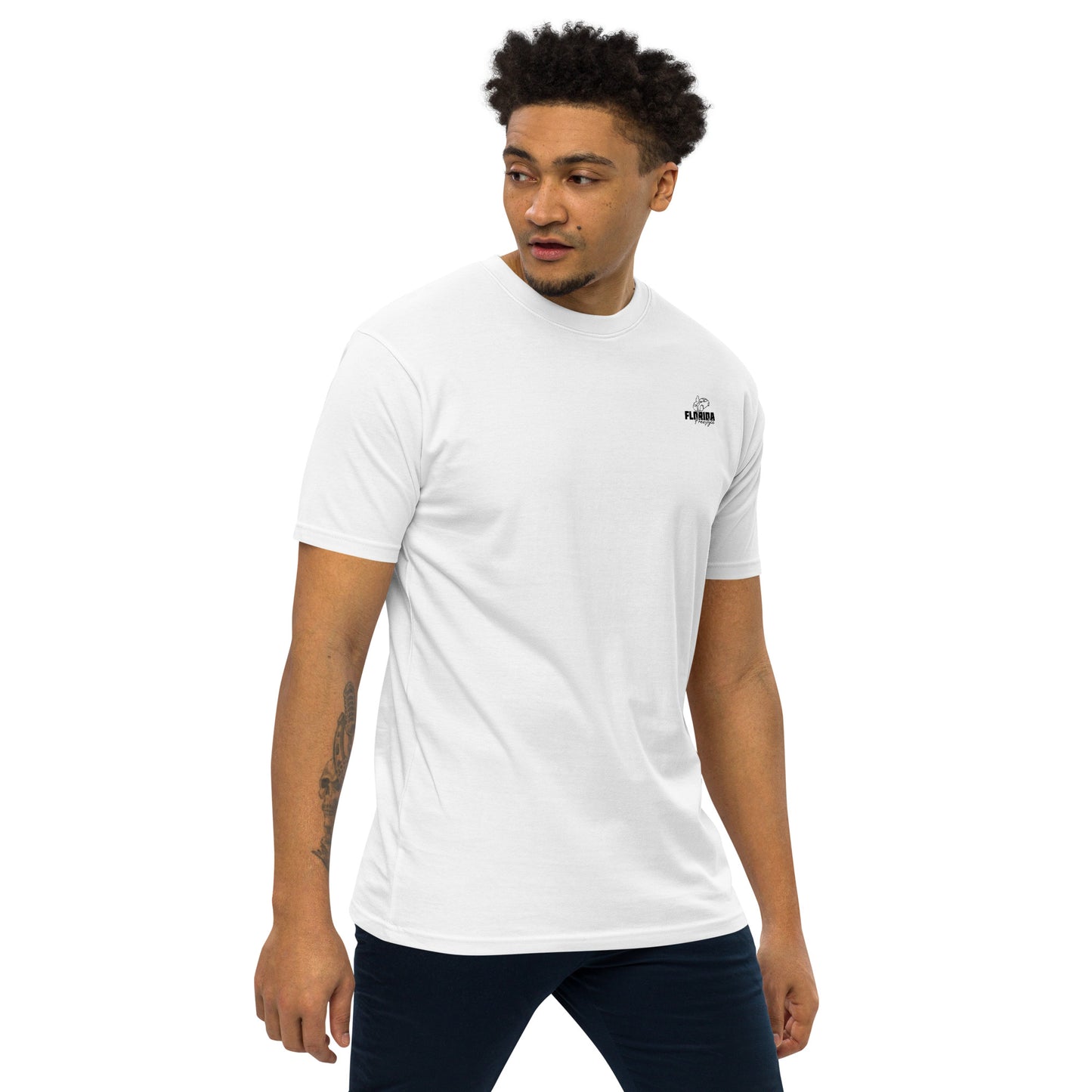 Peaches for Peace Men’s premium heavyweight tee