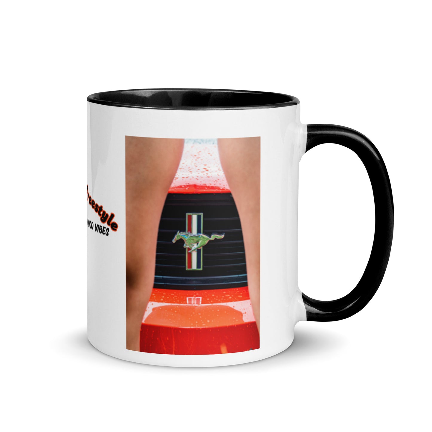 Wild Mustang Mug with Color Inside