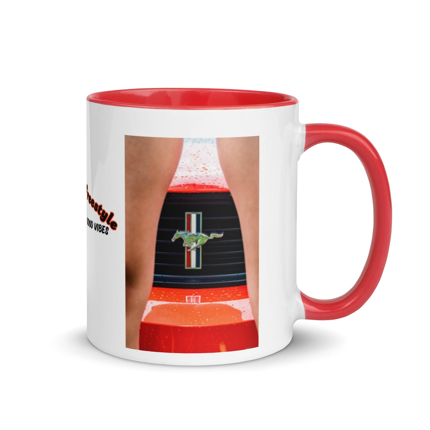 Wild Mustang Mug with Color Inside